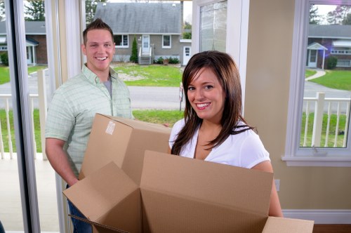 Local removals team planning a move in Notting Hill streets