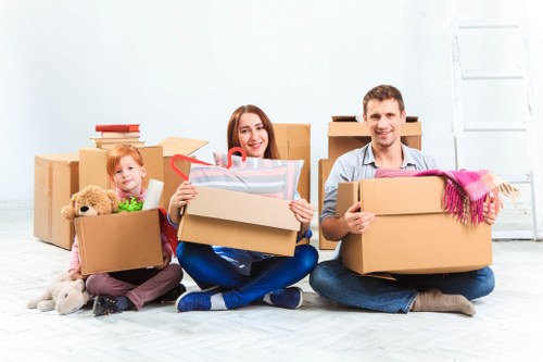 Customer completing a storage booking agreement