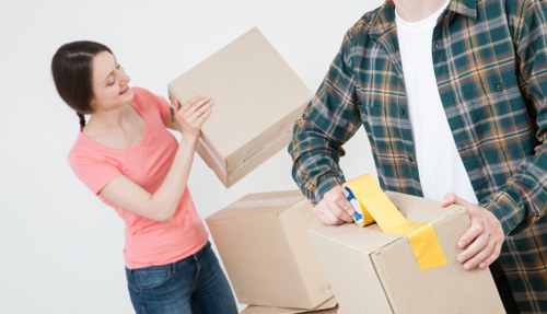 Residential flat removals in a Notting Hill period property