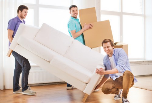 Commercial packing for an office move in Nottinghill